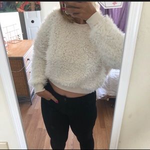 Urban Outfitters Fluffy White Sweater - NEVER WORN
